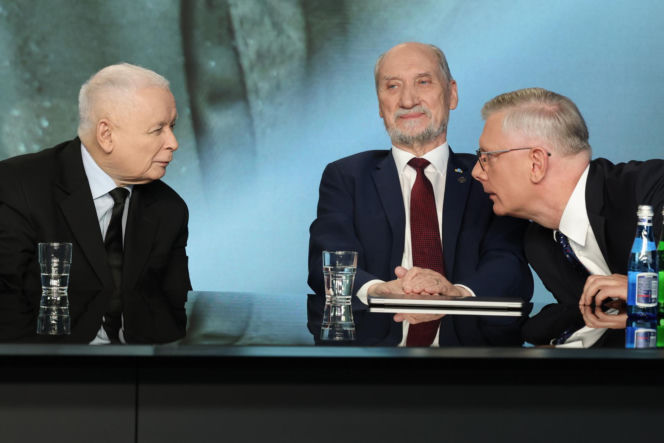 Jarosław Kaczyński mówił o NATO podczas konferencji PiS