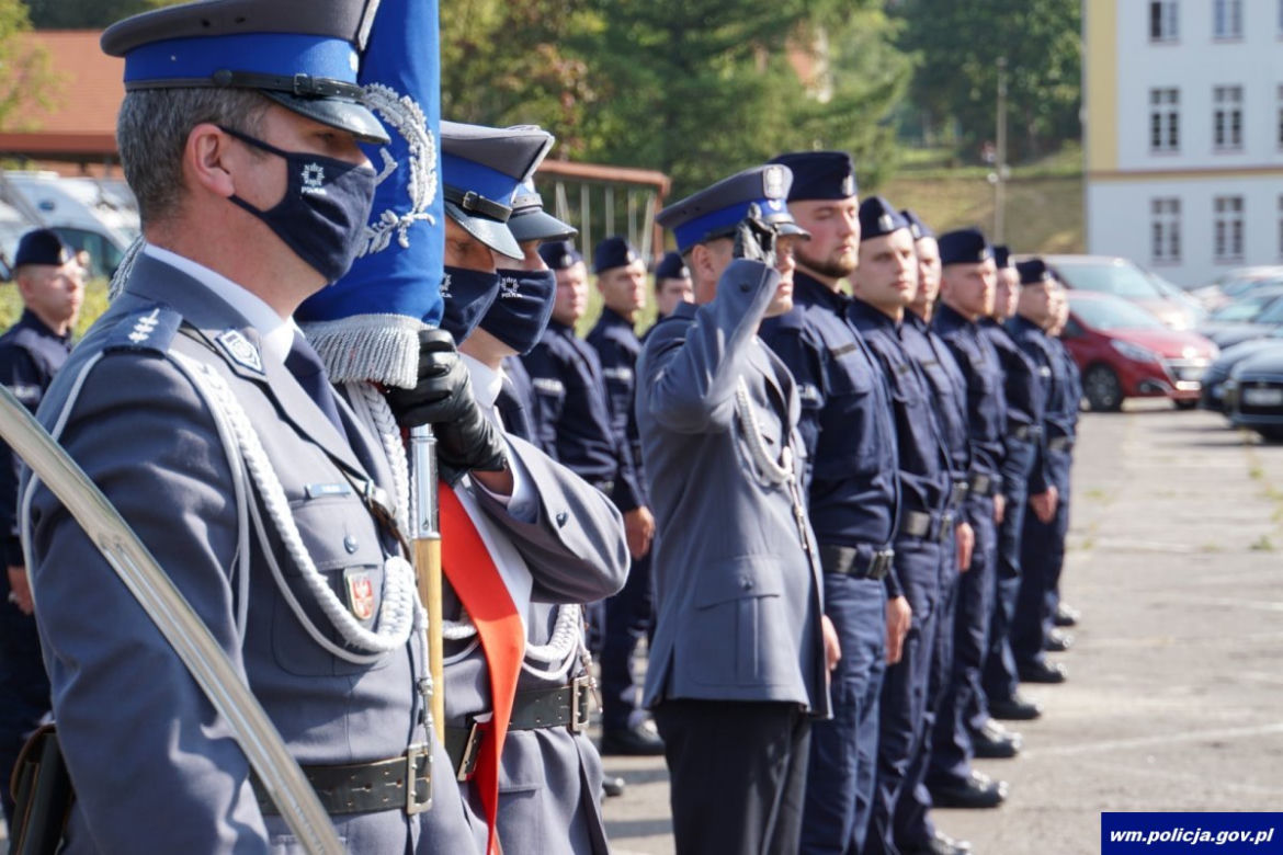 Nowi policjanci na Warmii i Mazurach