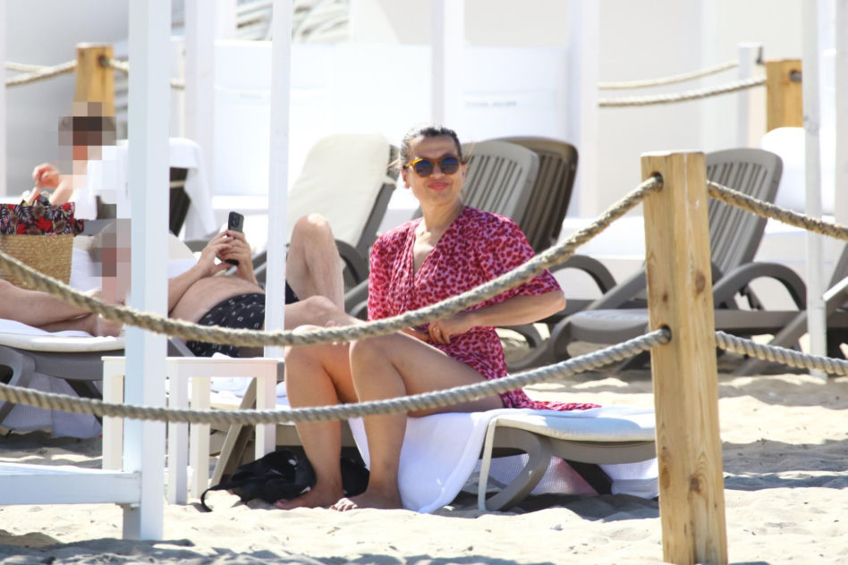 Katarzyna Herman na plaży