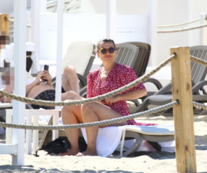 Katarzyna Herman na plaży