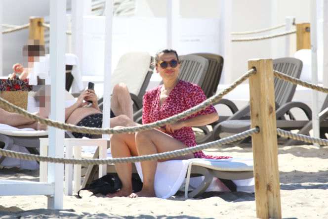 Katarzyna Herman na plaży