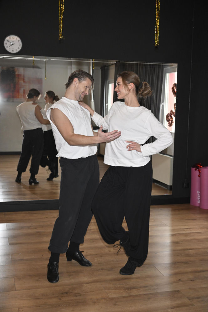 Sebastian Fabijański na probach do "Tańca z Gwiazdami"