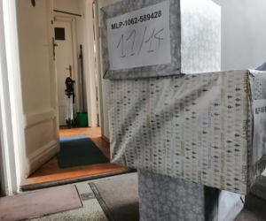 Magazyn Szlachetnej Paczki na terenie Starego Miasta. W samym Krakowie Szlachetna Paczka miała w czasie weekendu cudów 18 magazynów.