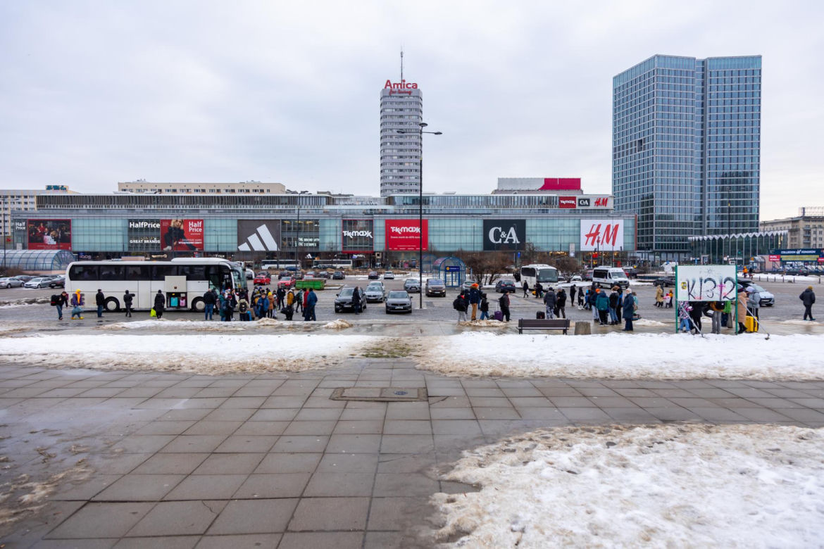 Parking na placu Defilad