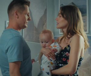 M jak miłość, odcinek 1901. Paweł (Rafał Mroczek), Antoś (Mark), Franka (Dominika Kachlik)