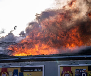 Pożar całodobowej Biedronki. „Materiał dowodowy uzasadnia wszczęcie śledztwa”