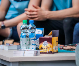 Koszykarze Polskiego Cukru Toruń spotkali się z kibicami w CH Toruń Plaza