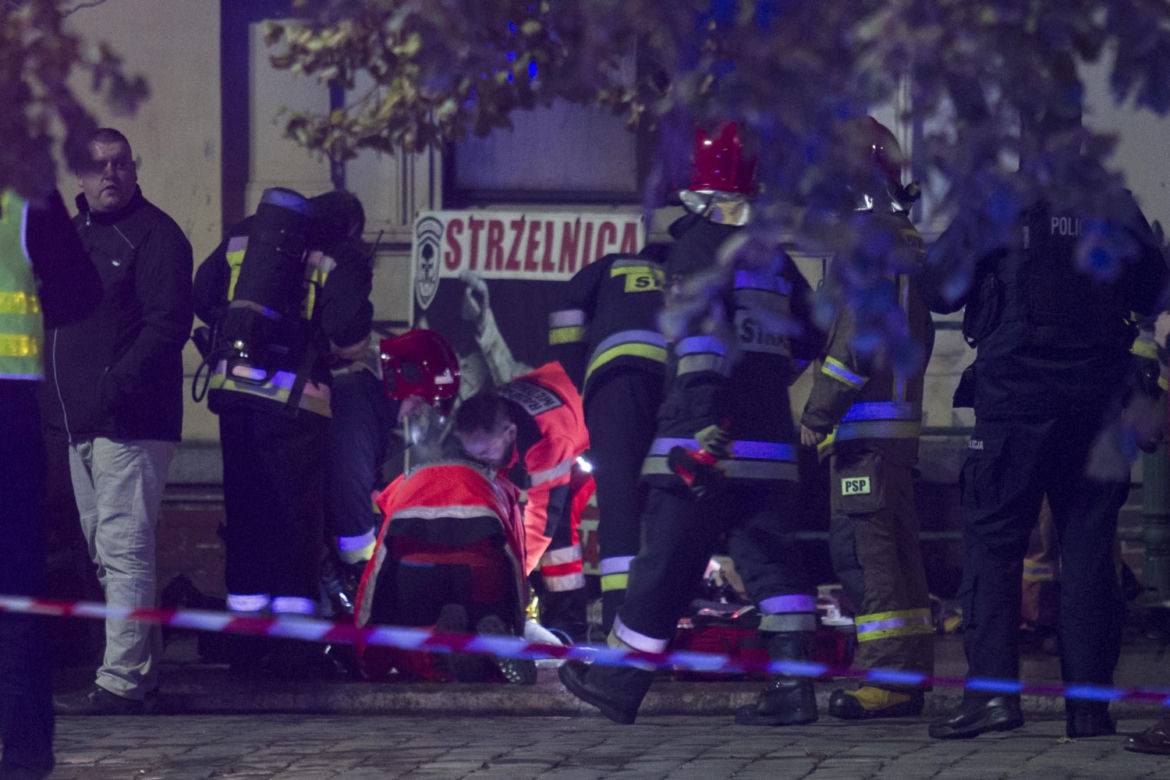 Groźny pożar na dworcu we Wrocławiu