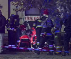 Groźny pożar na dworcu we Wrocławiu
