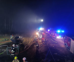 Pożar domu w powiecie bydgoskim! Strażacy nie wykluczają podpalenia [ZDJĘCIA]