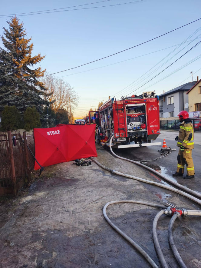Tragiczny pożar w Skarżysku-Kamiennej