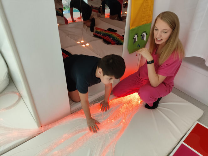 To jedyna taka sala w regionie. Pomaga dzieciom zapomnieć, że są w szpitalu. Sala Doświadczania Świata