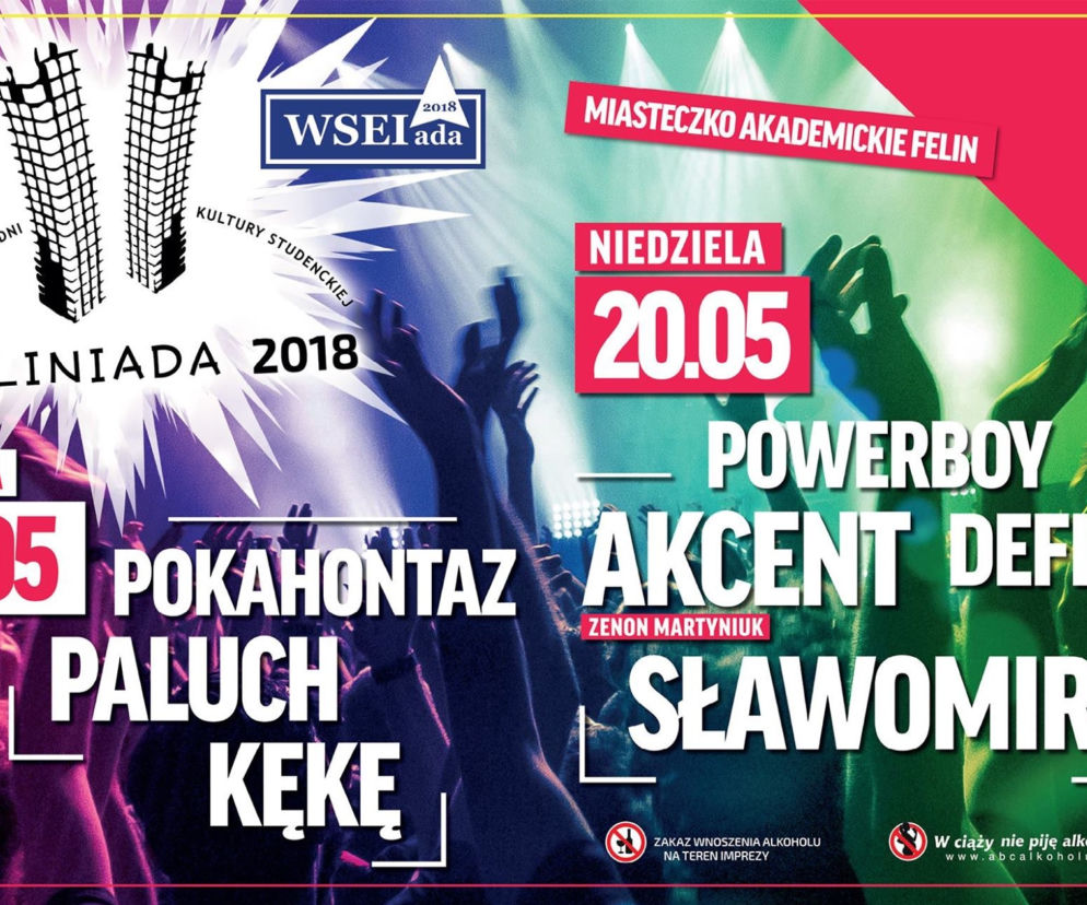 Lublin: Feliniada 2018! Wiemy, kto wystąpi na imprezie UP