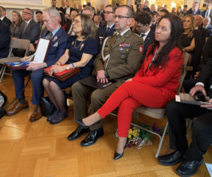 Wręczenie Krzyża Wielkiego Orderu Zasługi RP rodzicom Michaela Ollisa w Waszyngtonie, DC