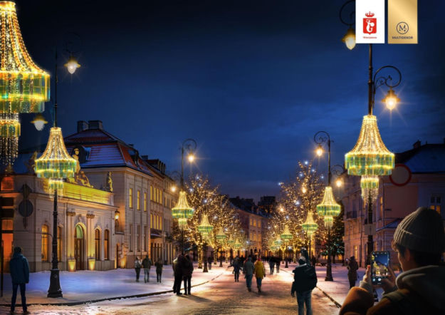 Takiej jeszcze nie było. Iluminacja świąteczna rozświetli Warszawę - ZDM Warszawa