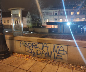 Warszawa zdewastowana po Marszu dla Izy