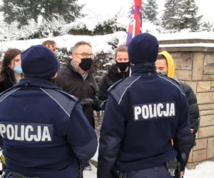 „LGBT to ludzie - uliczny protest w Tarnowie