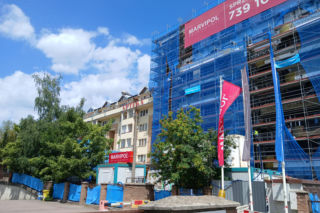 Budowa inwestycji mieszkaniowej Sengera 1 w Warszawie