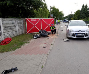 Śmiertelny wypadek pod Siedlcami! Motocyklista zginął po zderzeniu z osobówką