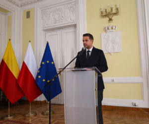 Konferencja prasowa Rafała Trzaskowskiego