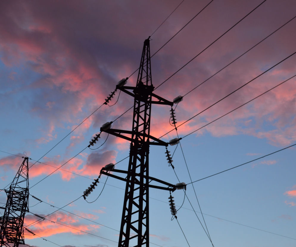 energia prąd słup energetyczny