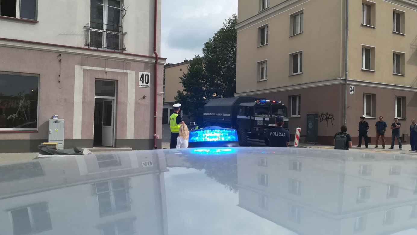 Białystok. Niewybuch na ul. Jurowieckiej