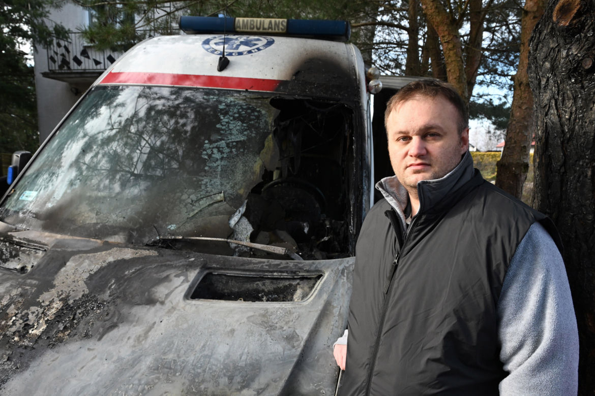 Pan Łukasz stracił swój ambulans