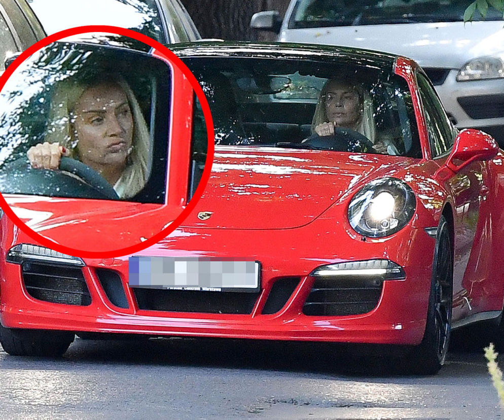Agnieszka Woźniak-Starak: Wraca do życia w czerwonym Porsche 