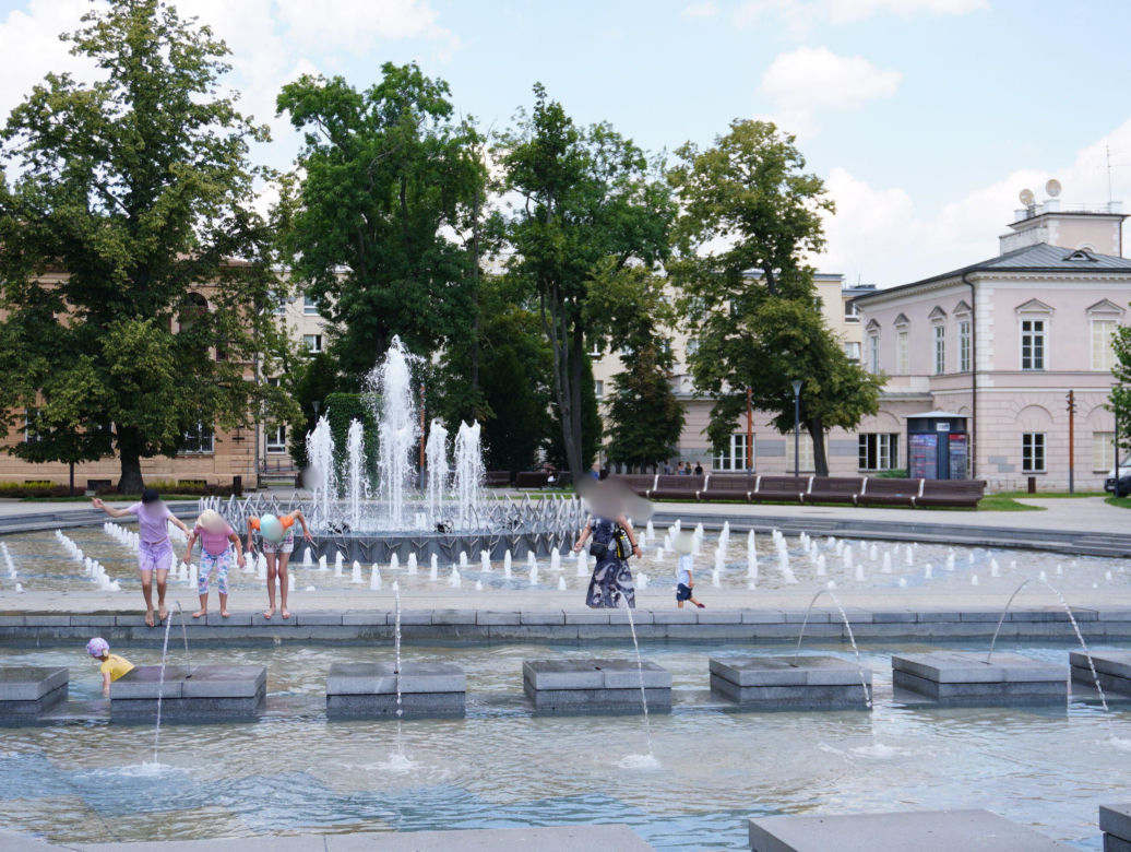Upał w centrum Lublina