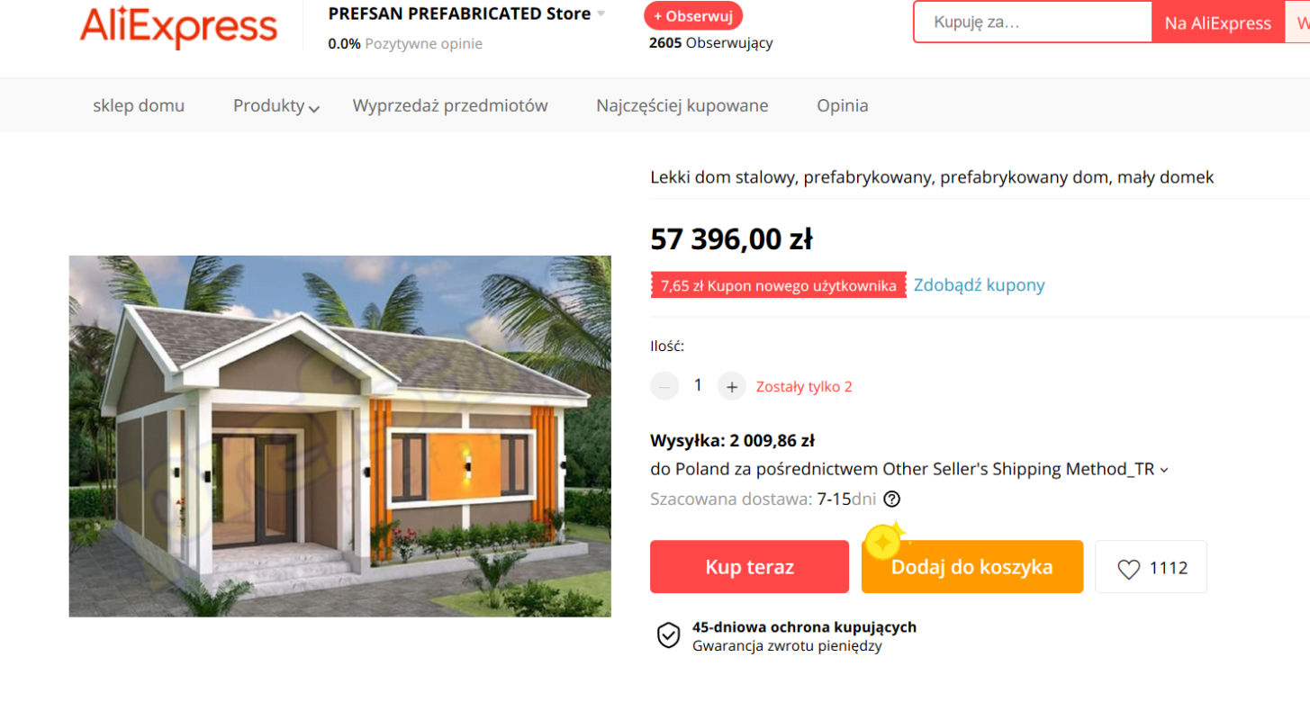 dom z prefabrykatów