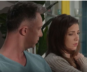 Pierwsza miłość. Artur (Łukasz Płoszajski), Kinga (Aleksandra Zienkiewicz)