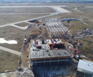 Postępy na budowie lotniska w Radomiu - marzec 2021