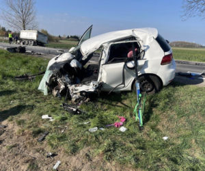 Jedna osoba nie żyje. Tragiczny wypadek na krajowej „dziewiątce”