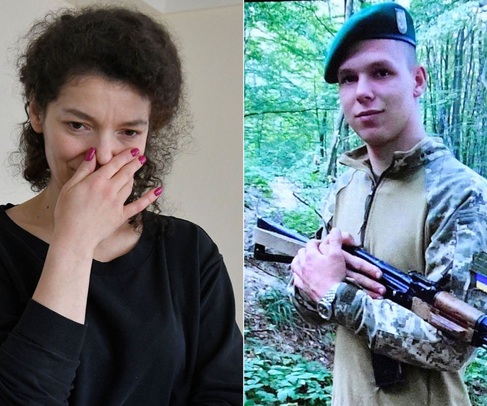 Pani Halina od 3-lat mieszka w Warszawie, jej syn został na Ukrainie i broni ojczyzny