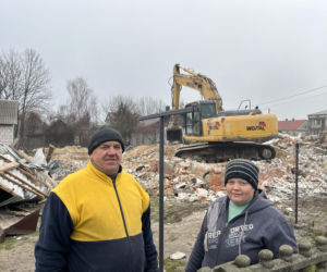 W Wyrykach Woli ruszyła odbudowa domu po ataku dronów 