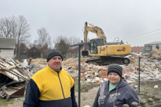 W Wyrykach Woli ruszyła odbudowa domu po ataku dronów 