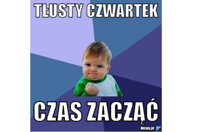 tłusty czwartek memy