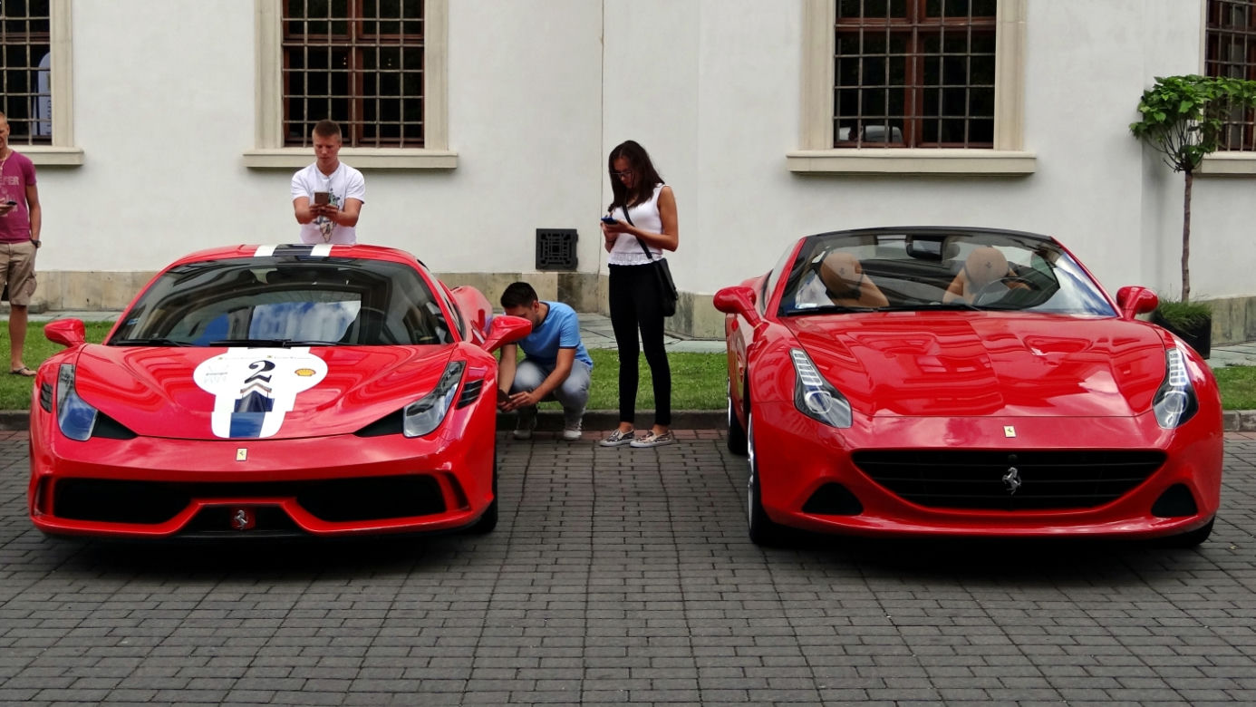 Kawalkada Ferrari przez Polskę 2015