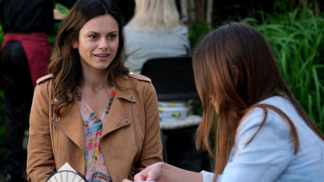 M jak miłość odc.1896. Kasia (Paulina Lasota), Anka Sokołowska (Katarzyna Russ)