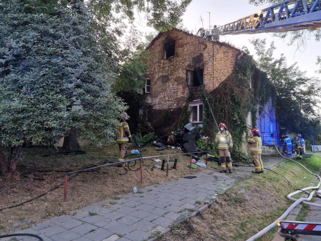 Tragiczny pożar w Lublinie. Dwie osoby nie żyją