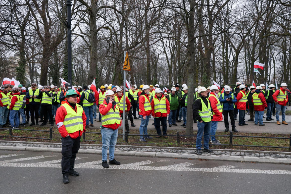 Protest rolników w Warszawie
