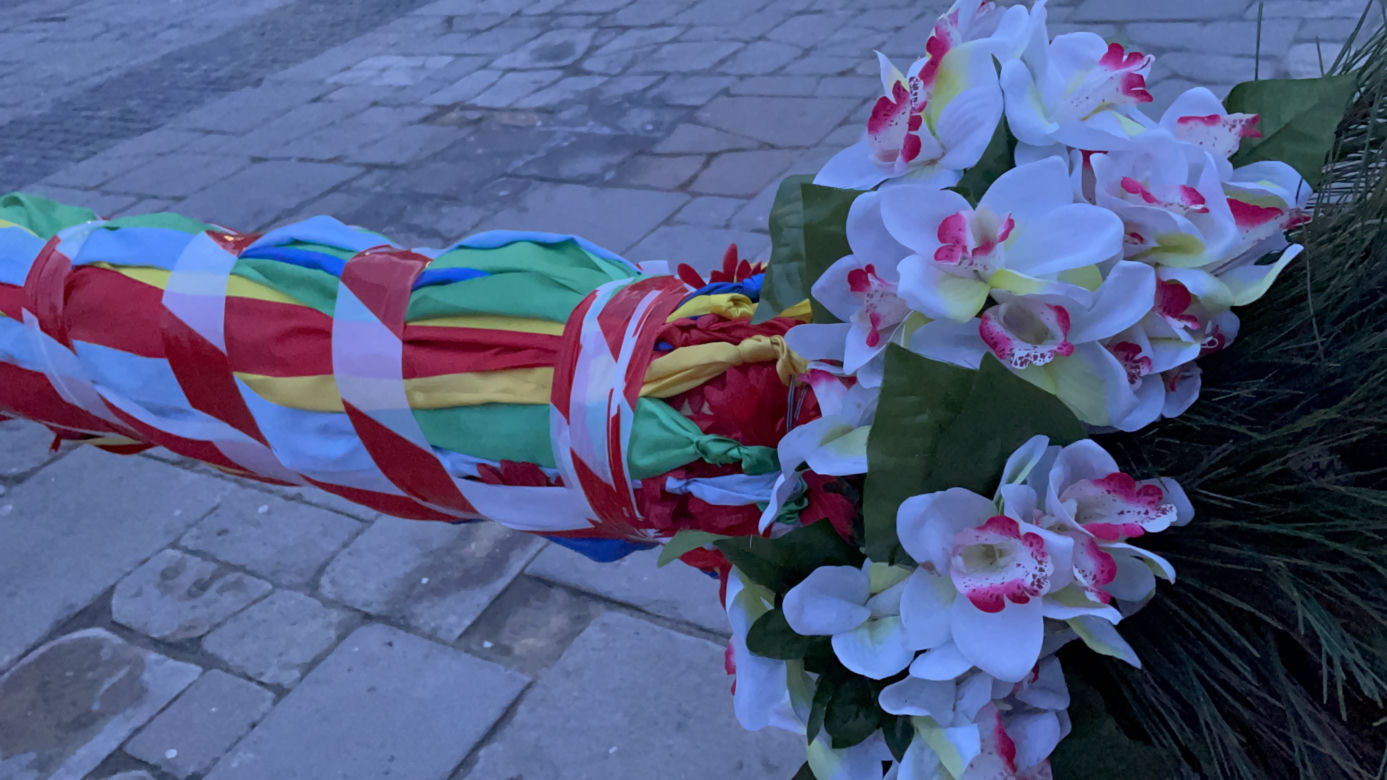Palma wielkanocna na nowosądeckim Rynku
