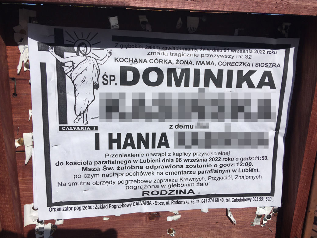 32-letnia Dominika dzieli grób z nienarodzoną córką