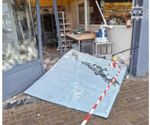 Cukiernia zdemolowana przez seniora