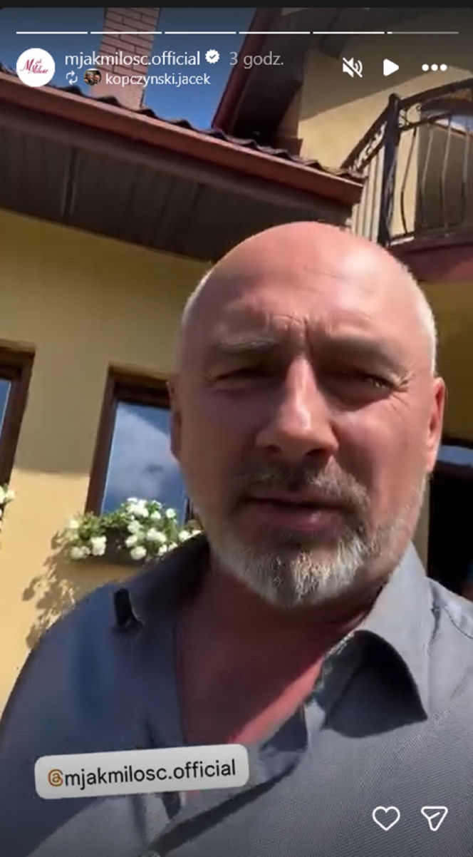 M jak miłość nowy sezon na planie. Adam Werner (Jacek Kopczyński)