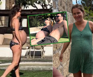 Olga Frycz z rodziną na wakacjach