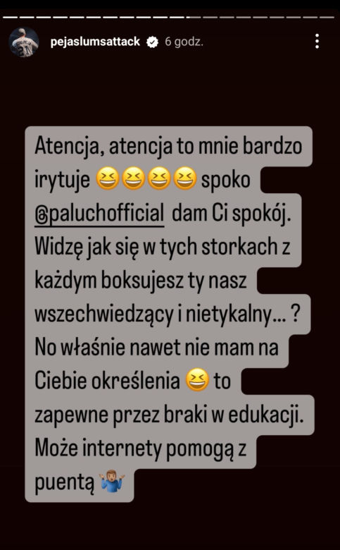 Konflikt Peja - Paluch 2023