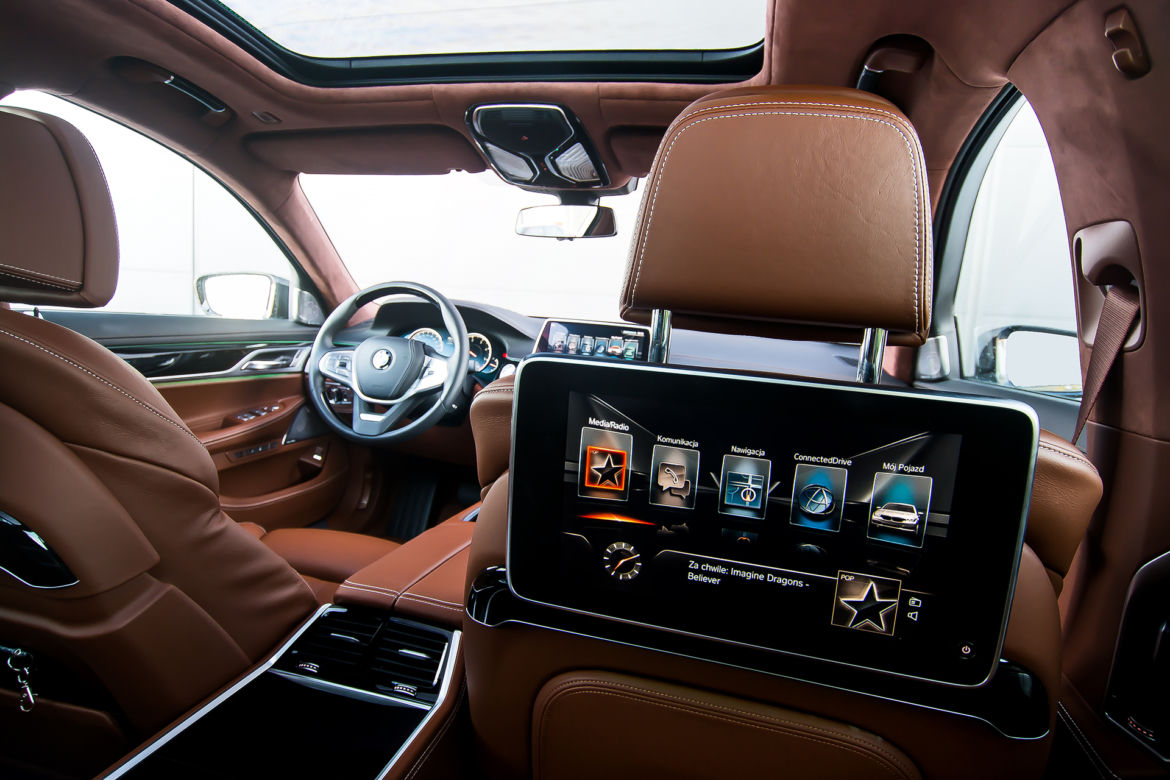 BMW serii 7 G12 wnętrze pakiet BMW Individual