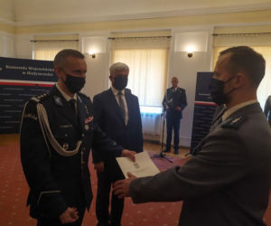 Święto policji inne niż zwykle. Tak wyglądały obchody w Białymstoku [ZDJĘCIA]