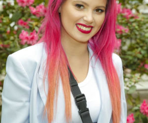 Marta Gałuszewska na konferencji przed Super Hit Festiwal 2019